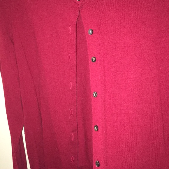 Beautiful ruby red cardigan - Picture 3 of 4